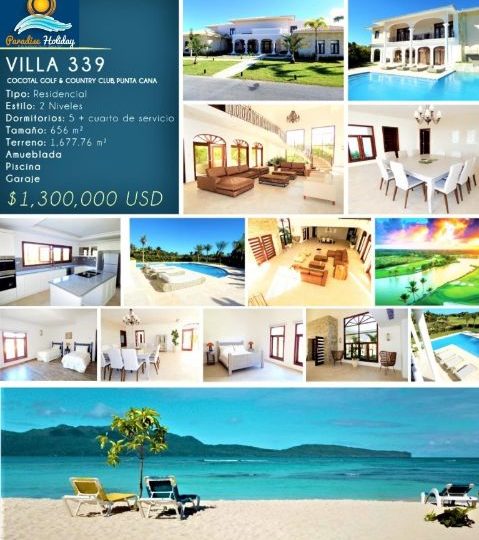 Villas en Venta en Punta cana republica dominicana