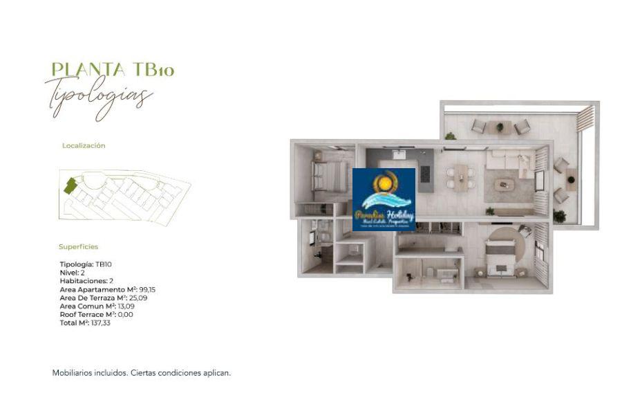 Ventas de Apartamentos en Punta cana