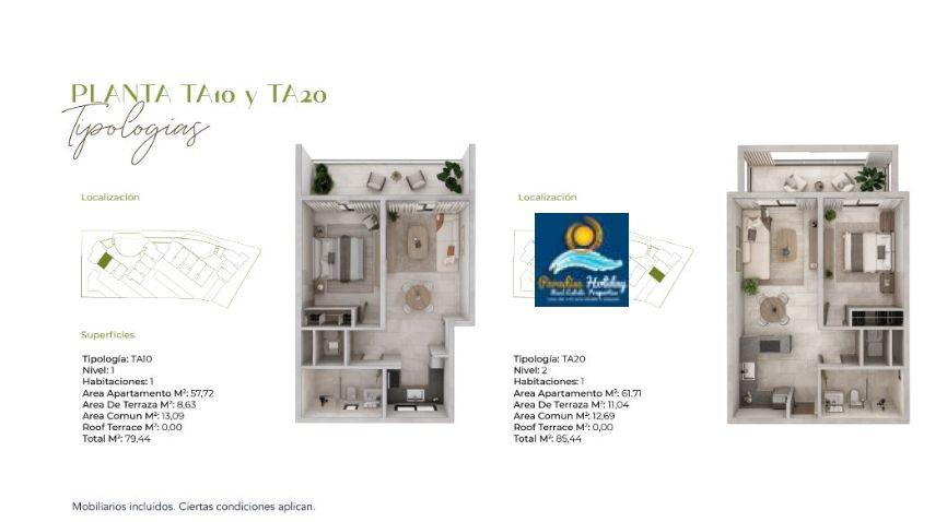 Ventas de Apartamentos en Punta cana