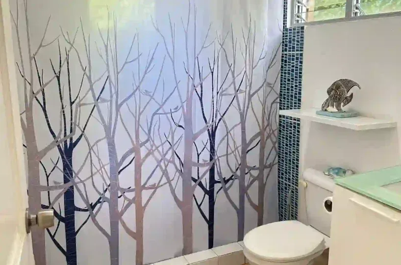 Baño moderno del apartamento en Las Terrenas
