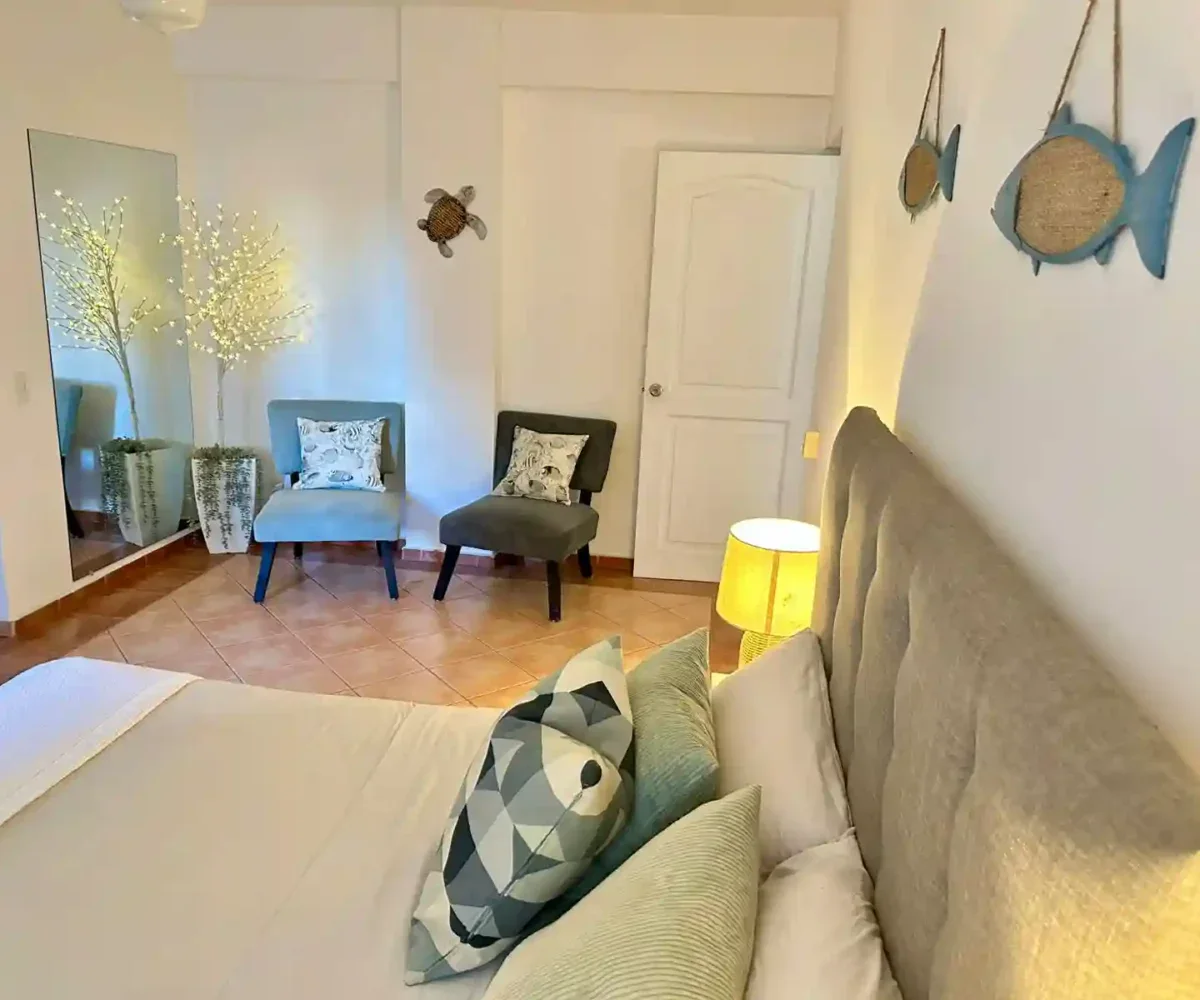 Dormitorio del apartamento en Las Terrenas