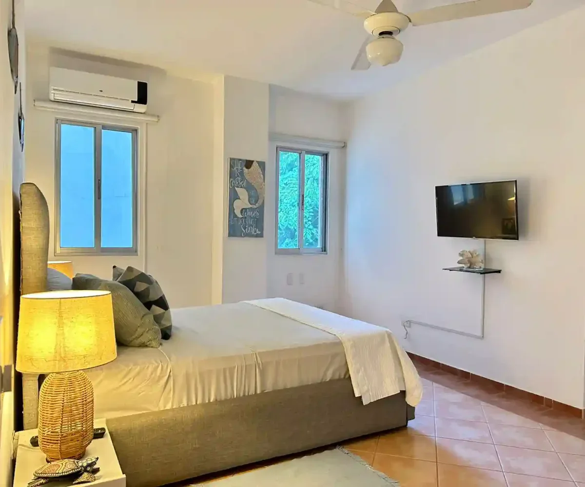 Dormitorio del apartamento en Las Terrenas