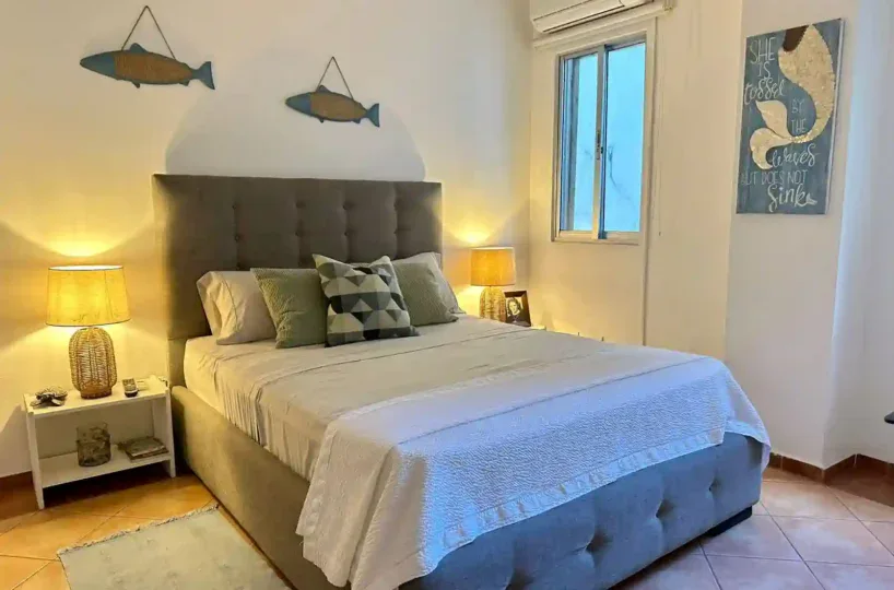 Dormitorio principal del apartamento en Las Terrenas