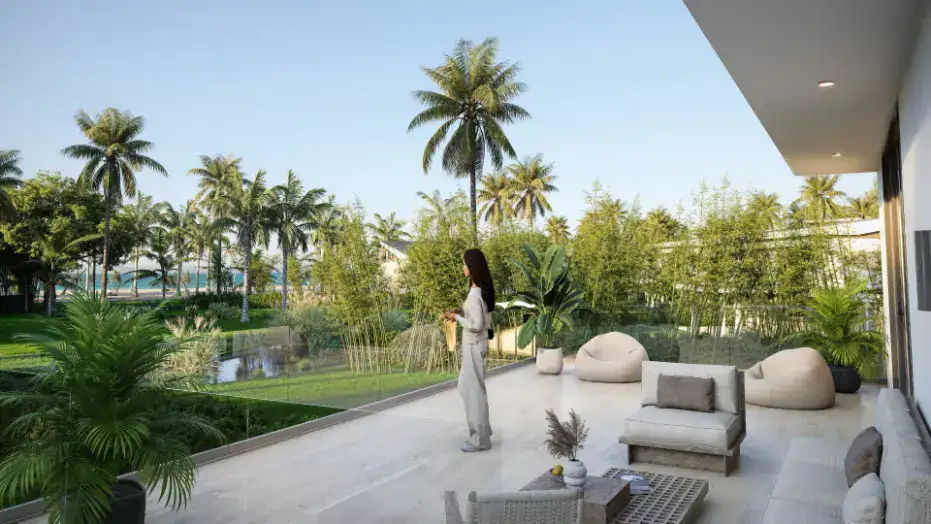 File villas de lujo en venta en las terrenas piscina lago