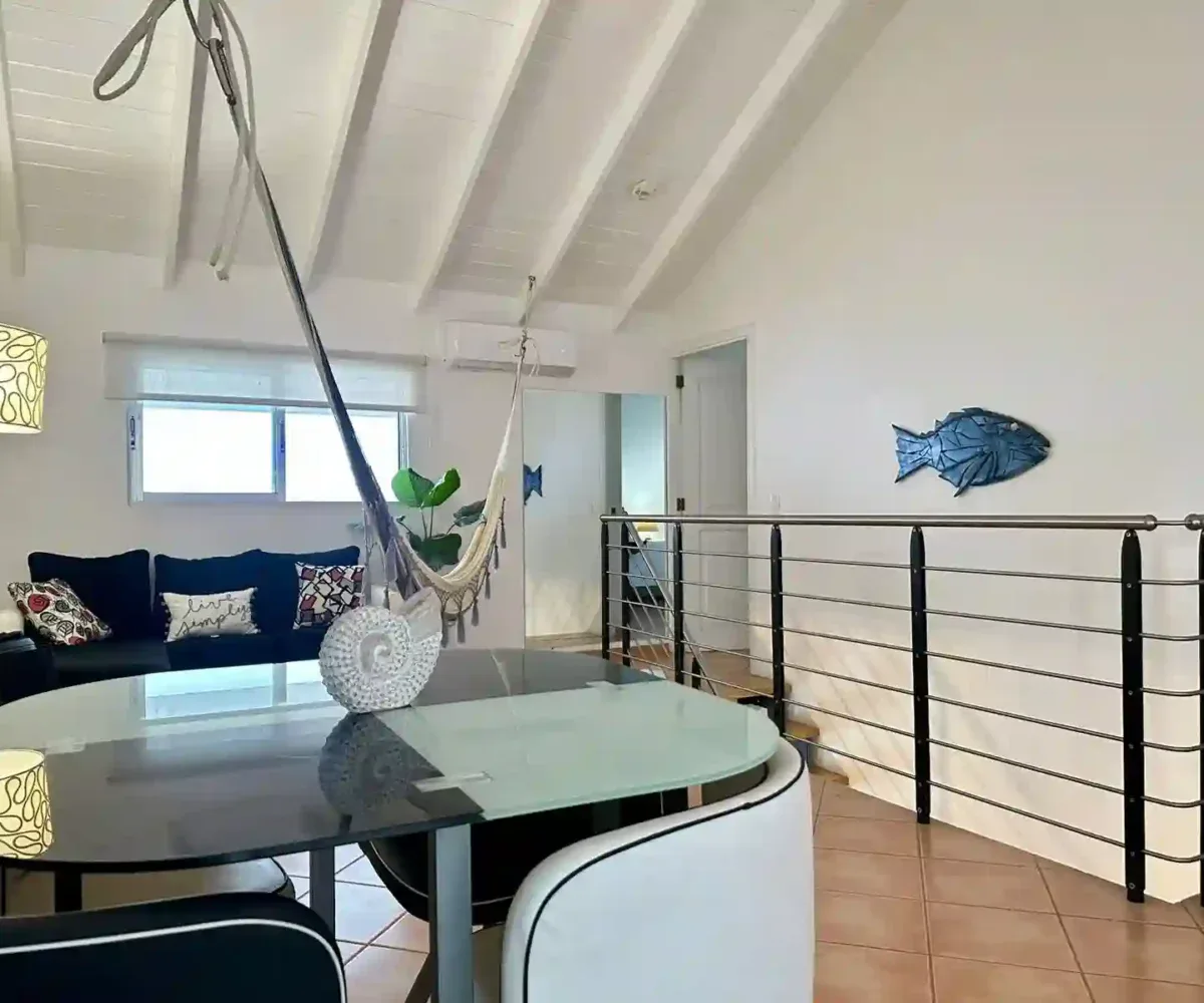 Segunda área de estar del apartamento en Las Terrenas