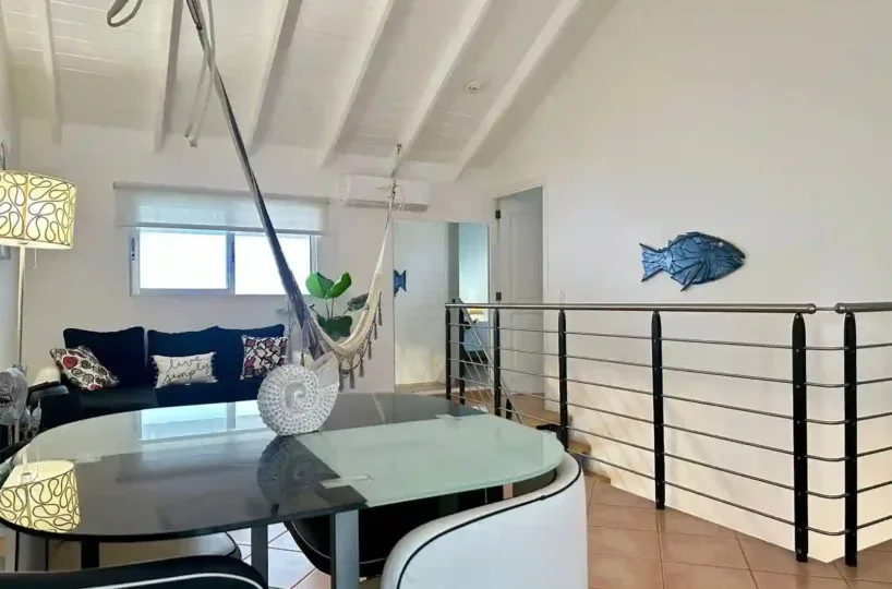 Segunda área de estar del apartamento en Las Terrenas