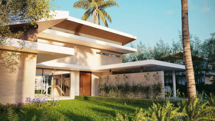 Villas de lujo en venta en Las Terrenas vista al mar desde terraza XIWARA