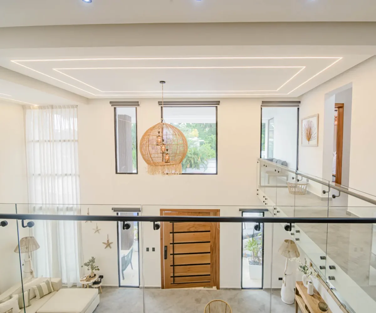 Villas las terrenas cristlaes de lujo en el segundo piso