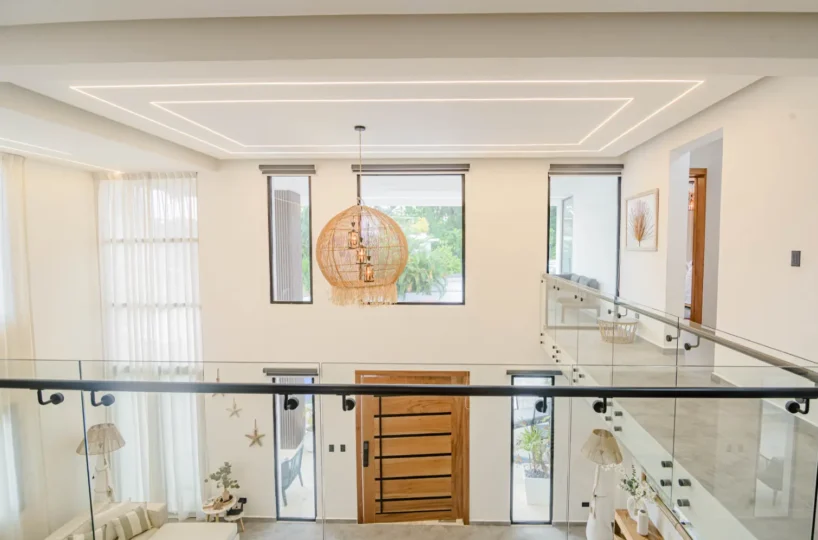 Villas las terrenas cristlaes de lujo en el segundo piso