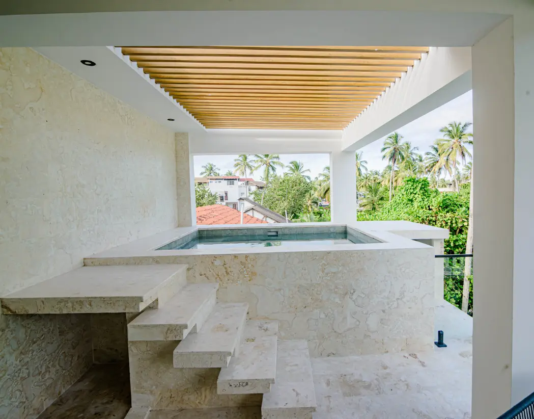 Villas las terrenas jacuzzi