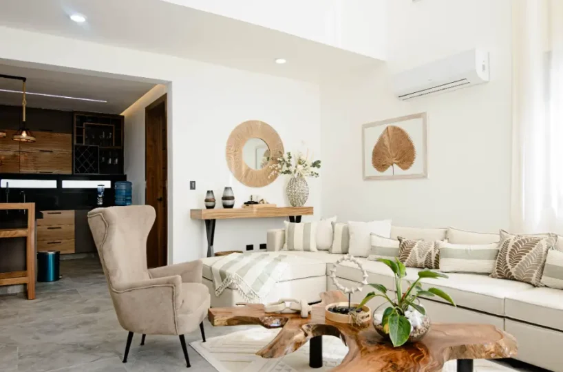 Villas las terrenas sala de estar