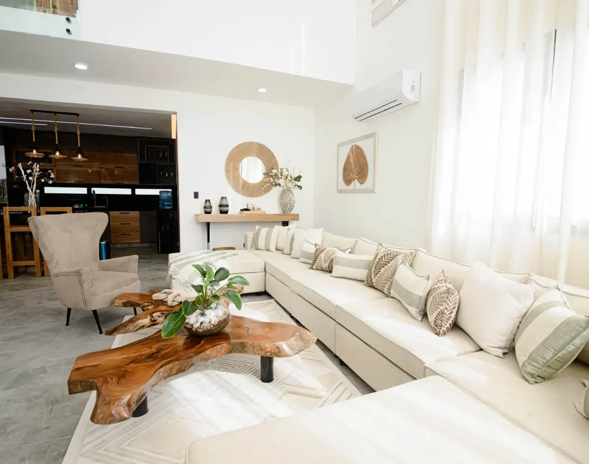 Villas las terrenas salon