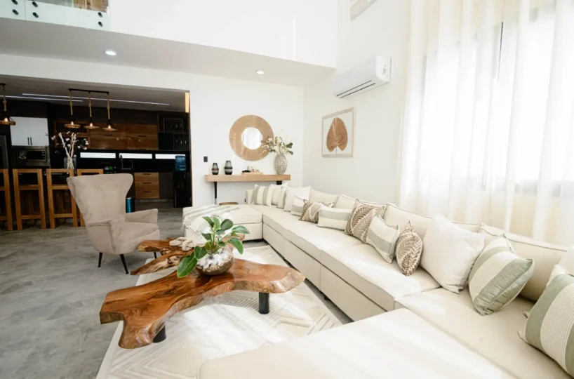 Villas las terrenas salon