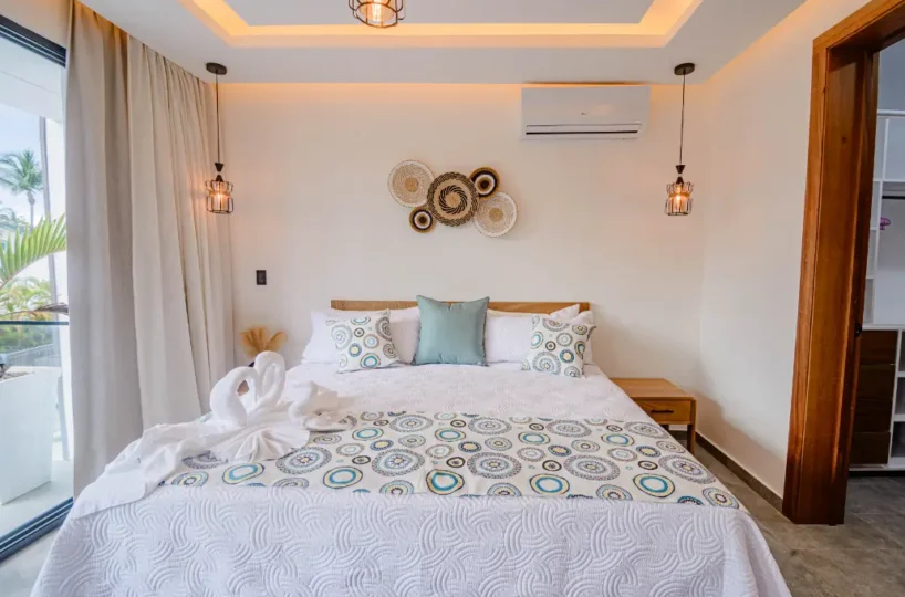 Villas las terrenas una de las habitaciones