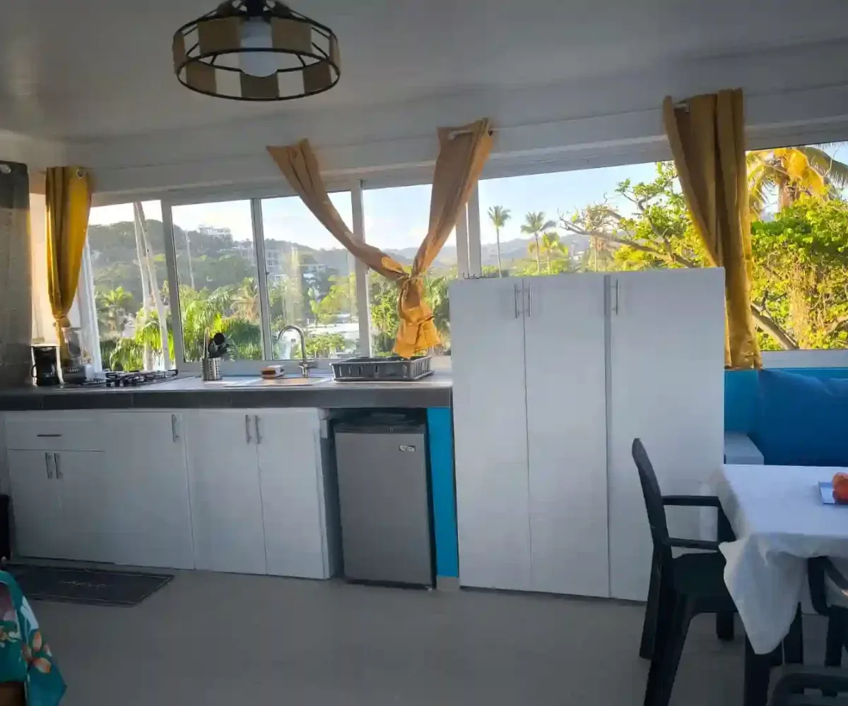 Cocina del apartamento independiente en venta en Las Terrenas