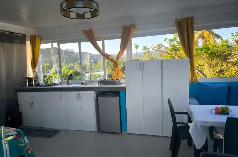 Cocina del apartamento independiente en venta en Las Terrenas