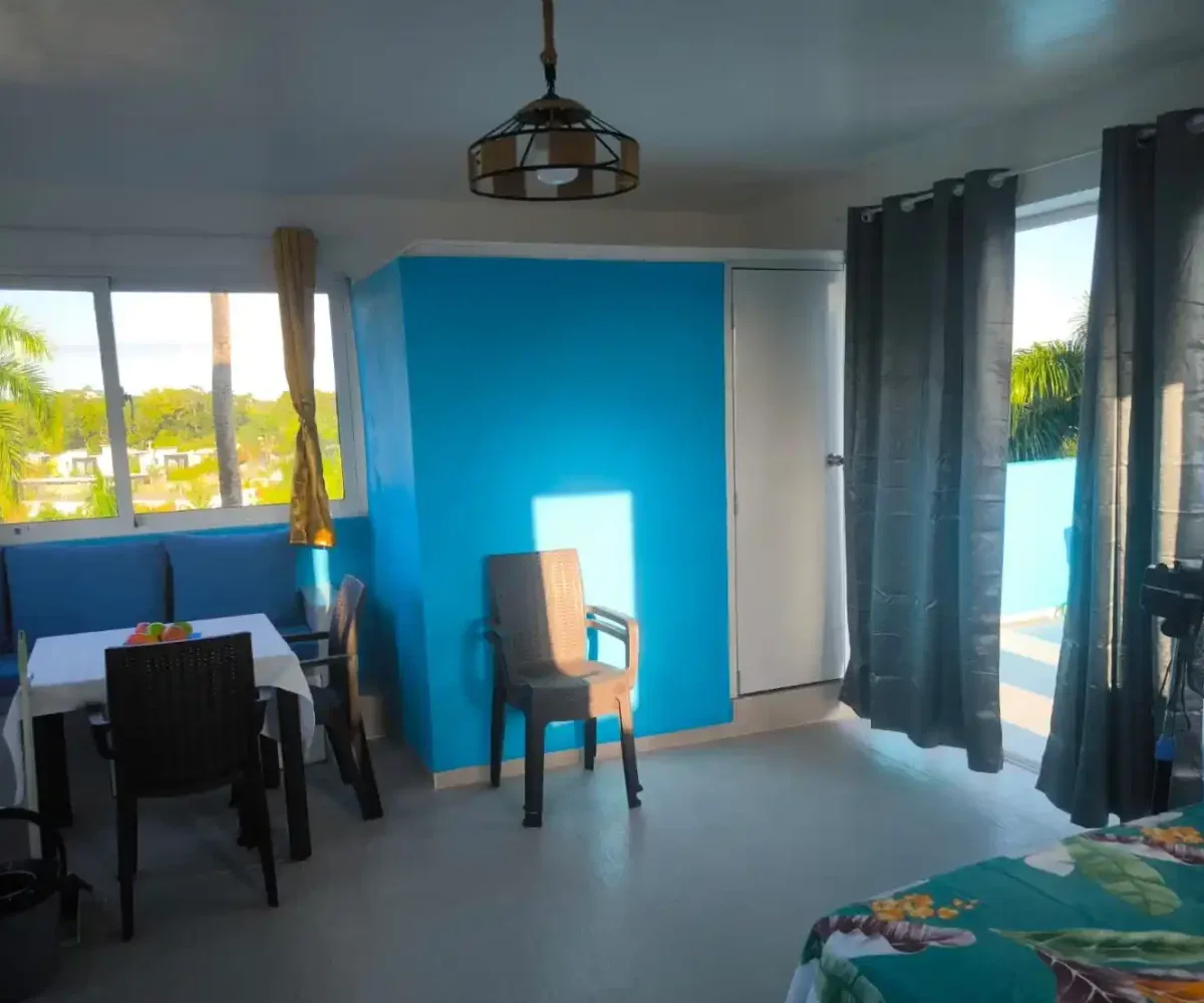Comedor del apartamento independiente en venta en Las Terrenas