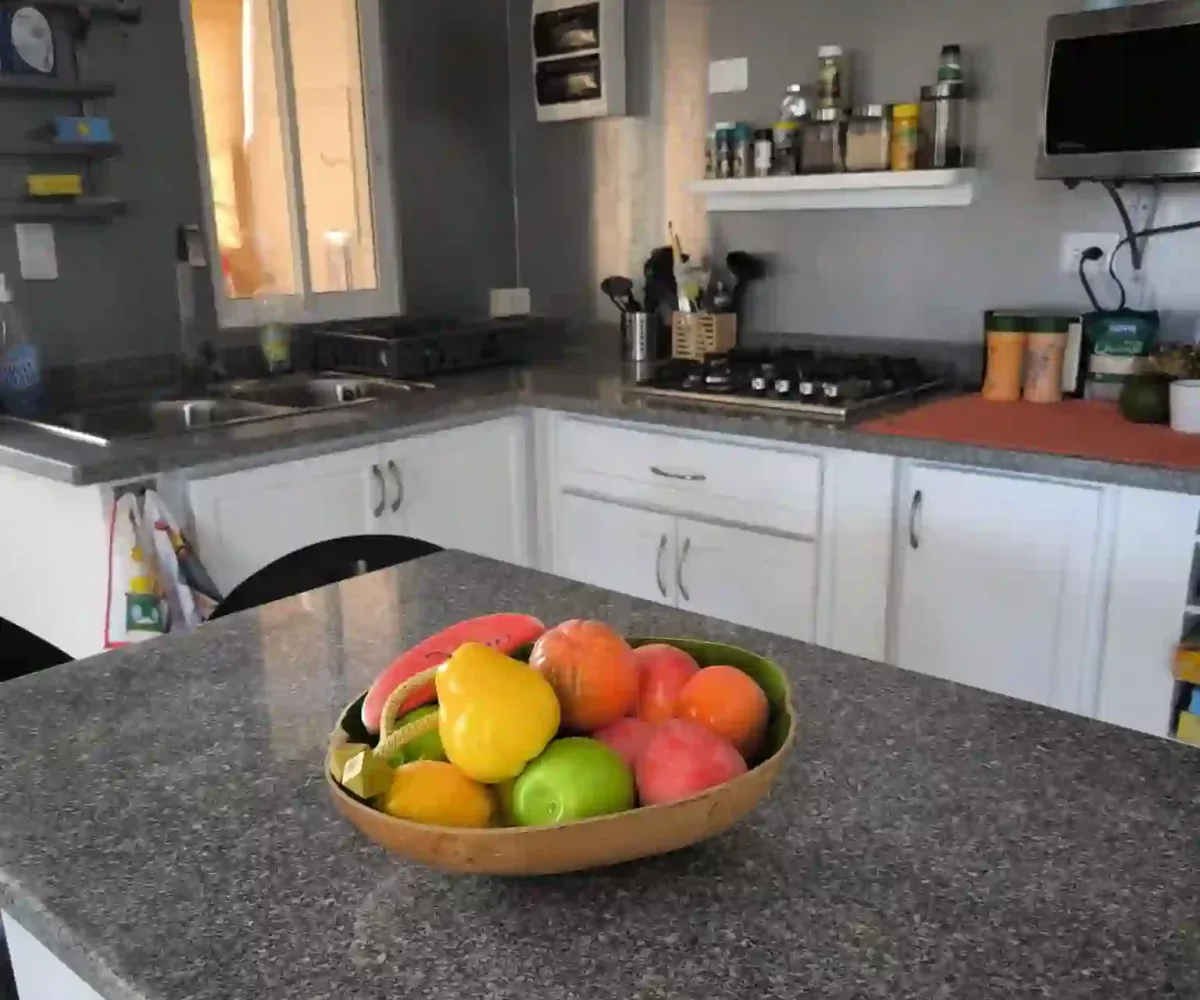 Cocina del apartamento en venta en Las Terrenas, Samaná