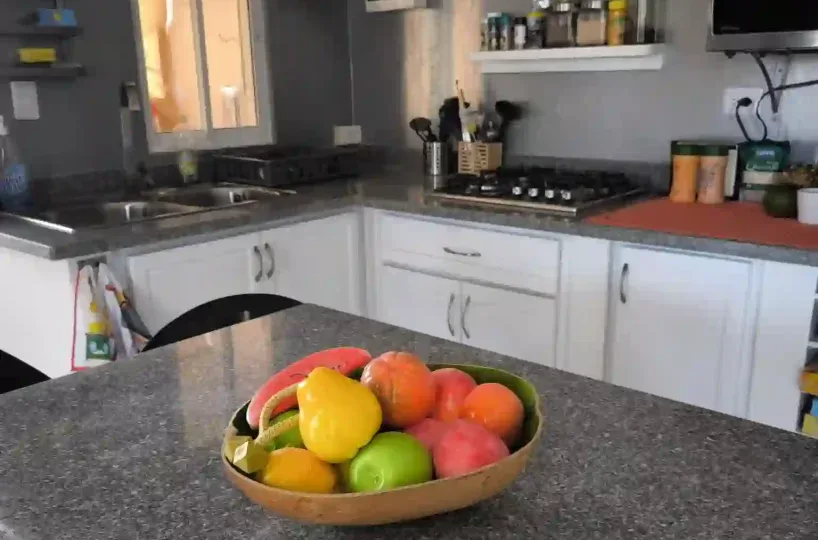 Cocina del apartamento en venta en Las Terrenas, Samaná