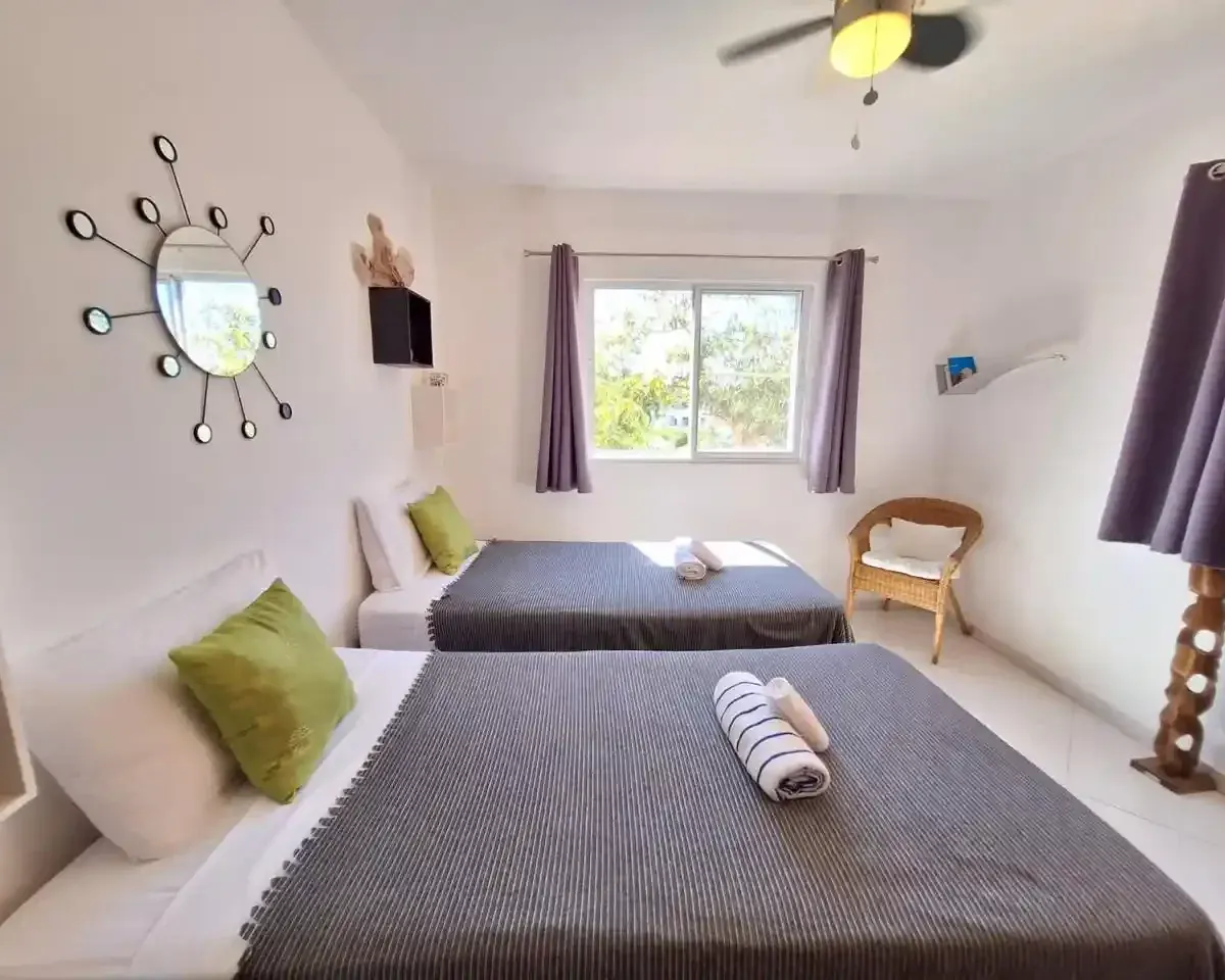 Habitación del apartamento en venta en Las Terrenas, Samaná