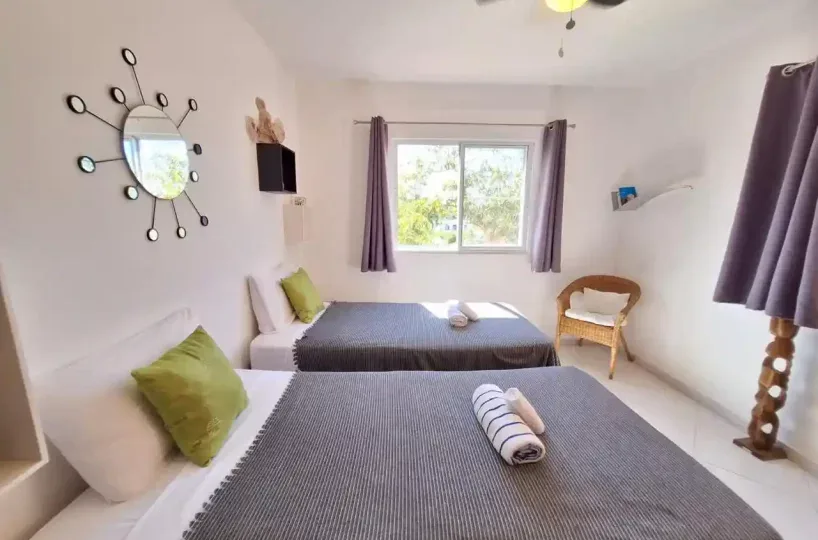 Habitación del apartamento en venta en Las Terrenas, Samaná