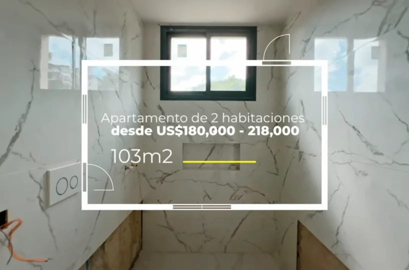 apartamento en venta las terrenas samana baño