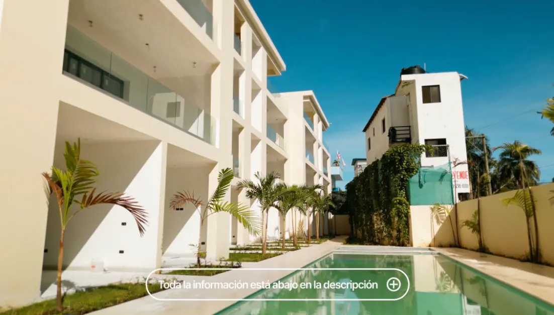 apartamento en venta las terrenas samana piscina y edificio