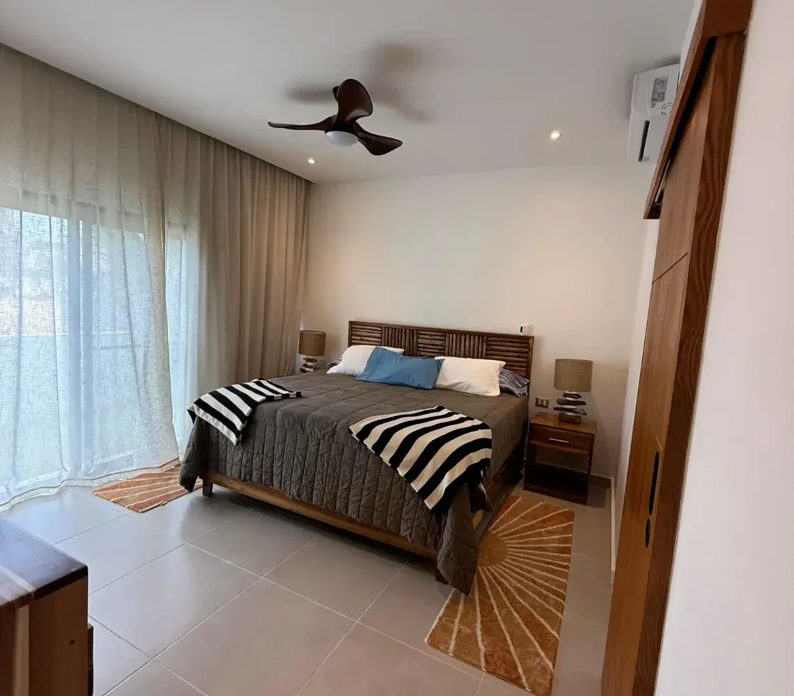 apartamentos frente al mar en venta en las terrenas habitacion de el apartamento