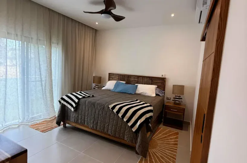 apartamentos frente al mar en venta en las terrenas habitacion de el apartamento