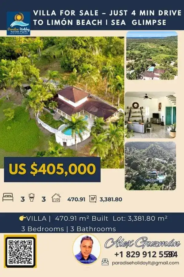 Bienes Raices Las Terrenas Vista al Mar