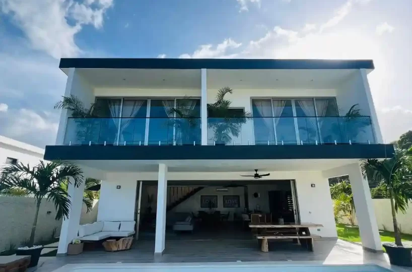 modern villa with pool near playa bonita las terrenas