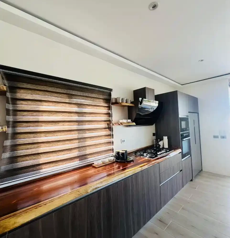 cocina moderna villa en las terrenas