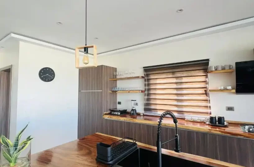 cocina moderna villa en las terrenas