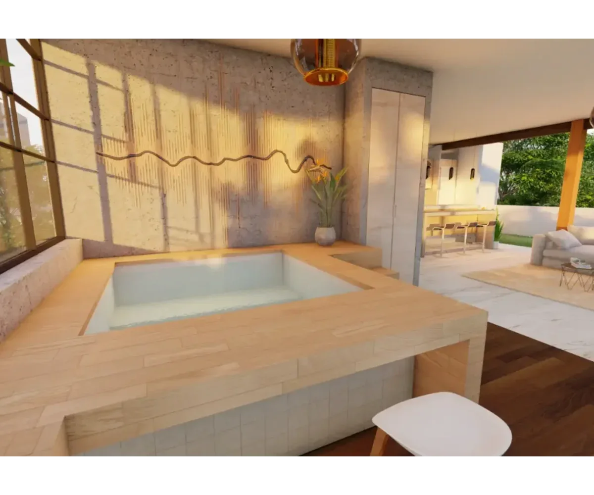 Casa moderna con jacuzzi en Las Terrenas, Samaná, ideal para vacaciones y relajación.