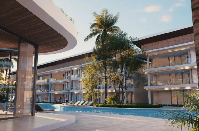 Espectacular resort moderno con piscina en Las Terrenas.