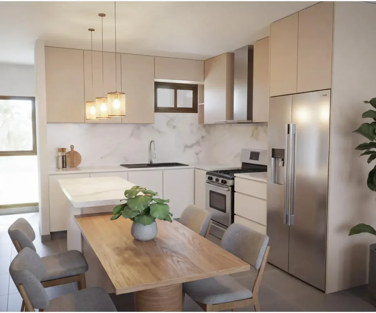 proyecto en venta en las terrenas cocina terminacion premium