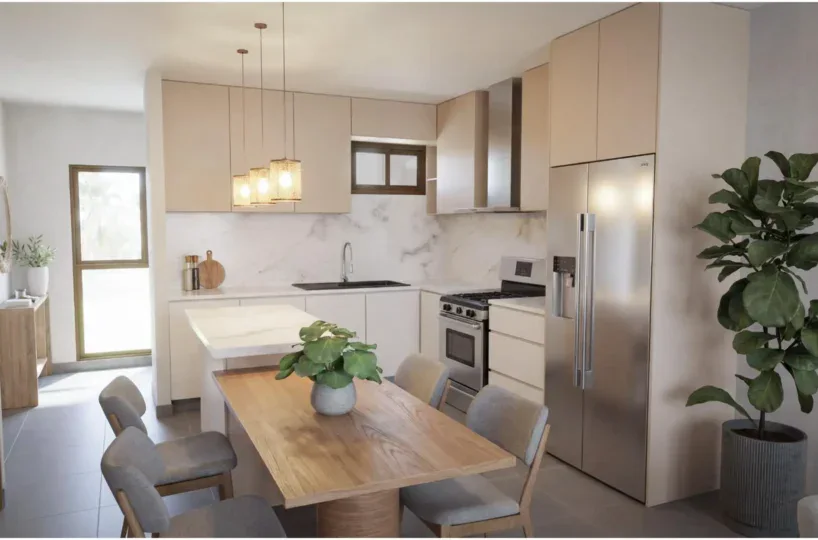 proyecto en venta en las terrenas cocina terminacion premium