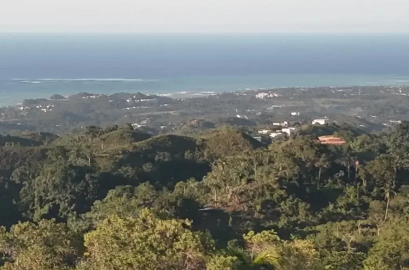 terreno en venta en las terrenas vista oceano