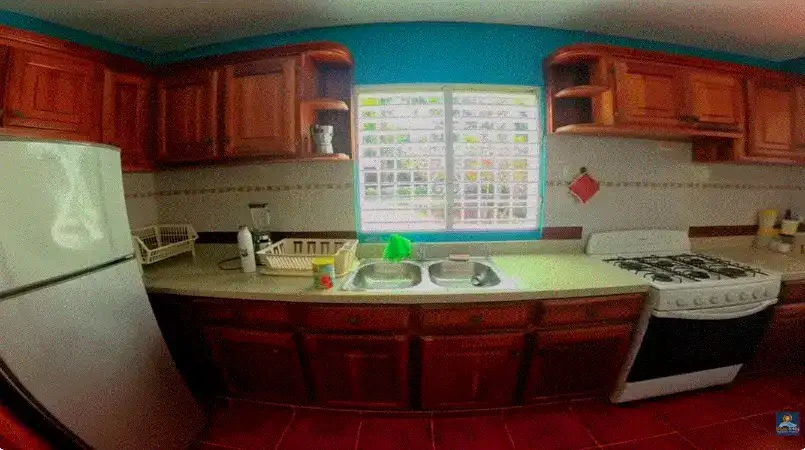 villa en venta en Samaná en la playa cocina
