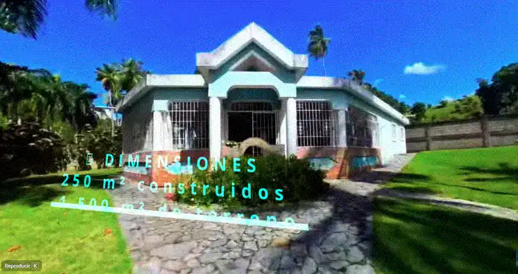 villa en venta en Samaná en la playa fallada