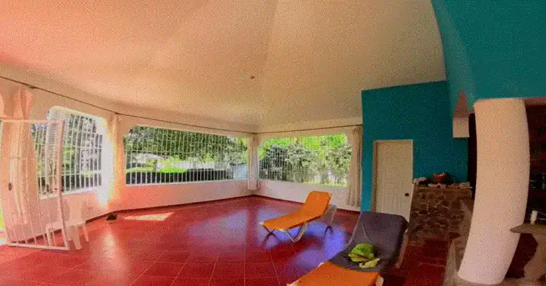 villa en venta en Samaná en la playa terraza