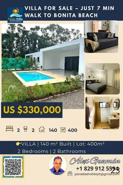 Villa en Venta en Las Terrenas