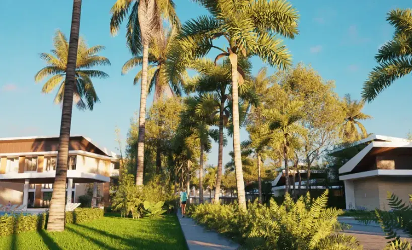 villas de lujo en venta en las terrenas escalera moderna