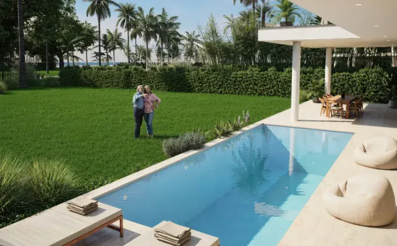villas de lujo en venta en las terrenas vista terraza