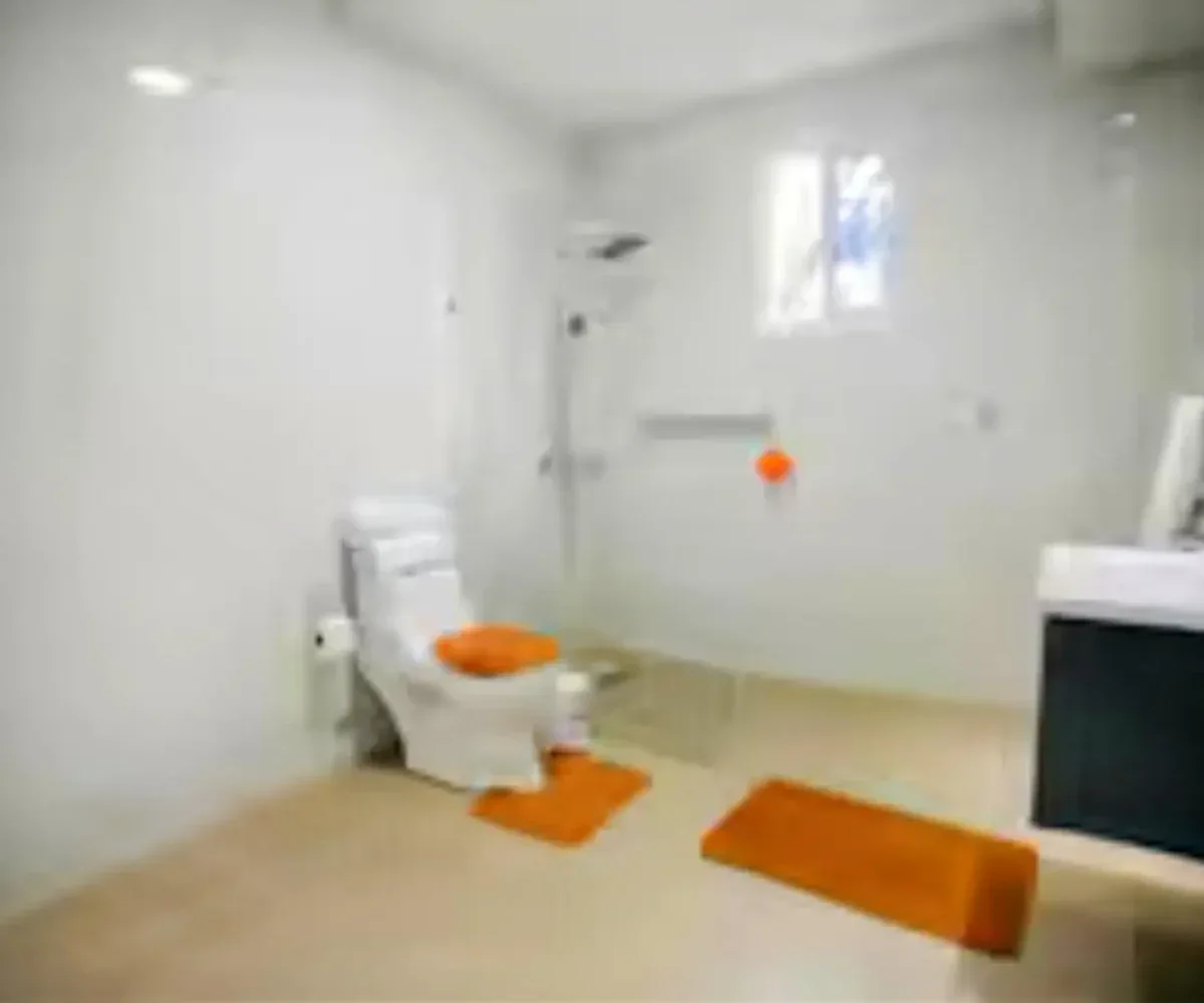villas en terrenas republica dominicana baño lavamano + espejo