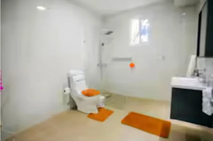 villas en terrenas republica dominicana baño lavamano + espejo