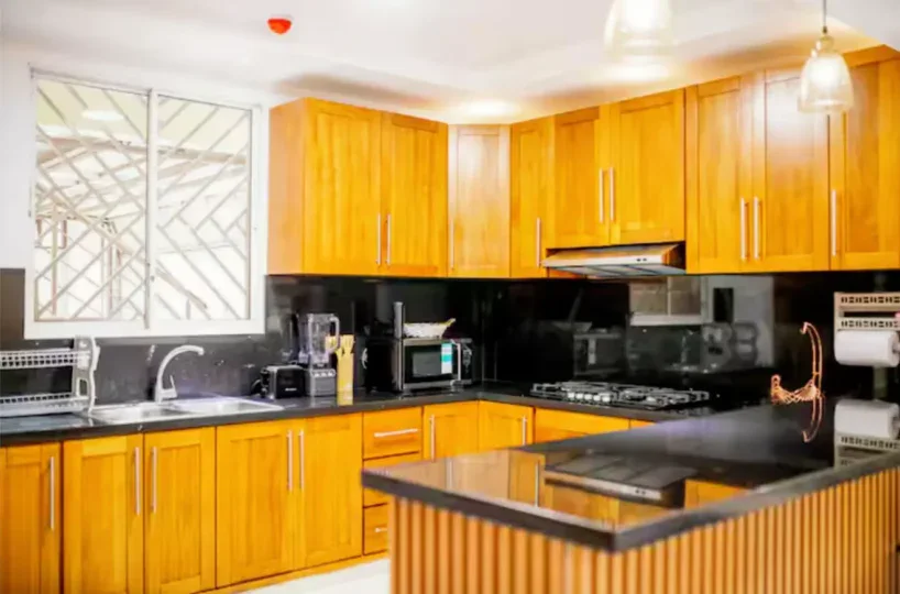 villas en terrenas republica dominicana cocina