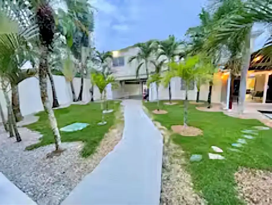 villas en terrenas republica dominicana jardin y areas con arboles