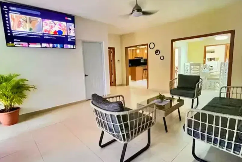villas en terrenas republica dominicana salon+tv