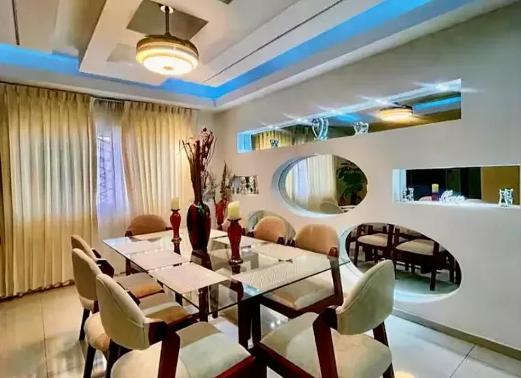 villas en terrenas republica dominicana uno de los salones mas comedor